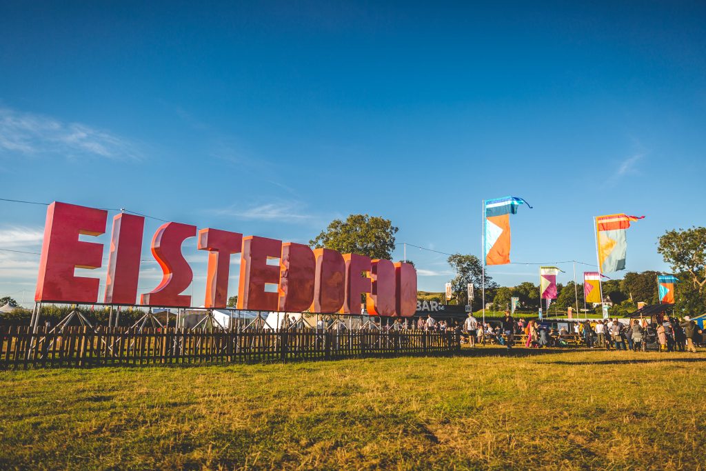 Photo of the Eisteddfod sign