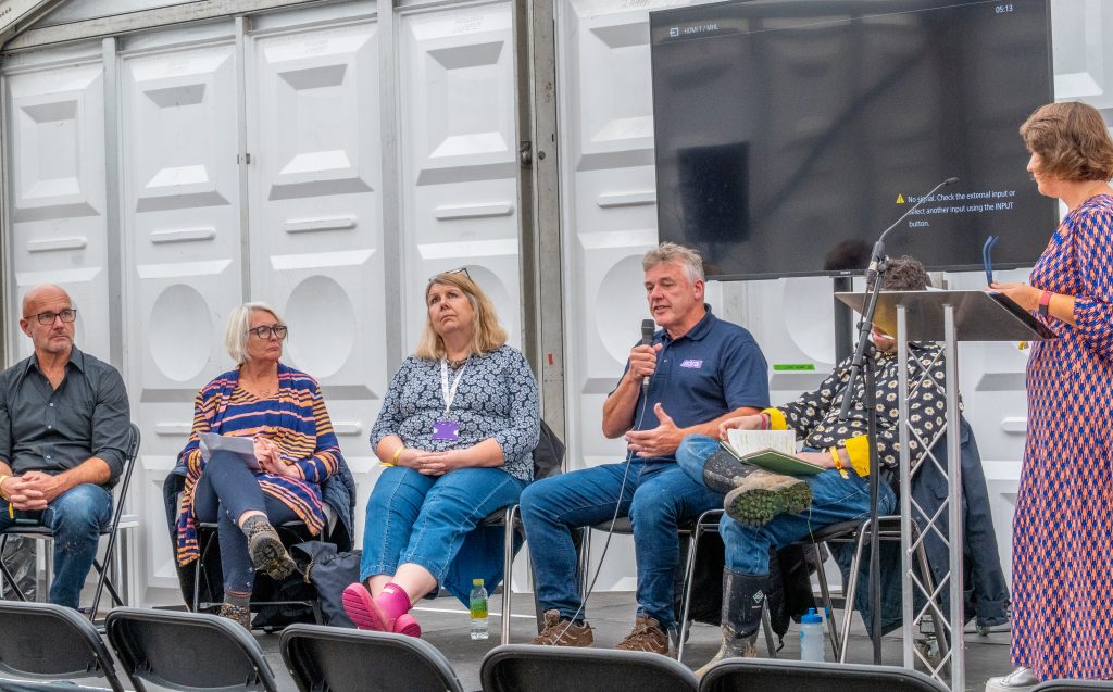 The panel at the Eisteddfod