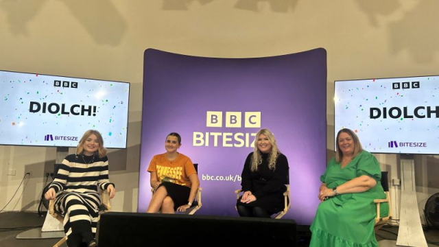 BBC Bitesize panel at Ysgol y Creuddyn